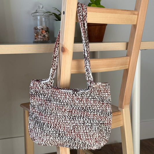 Brown Ombre Beach Bag