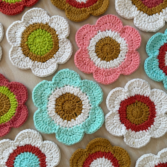 Flower Coasters
