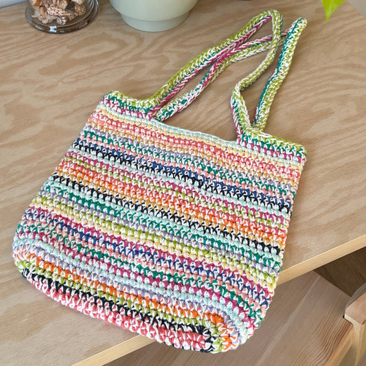 Multicolor Beach Bag