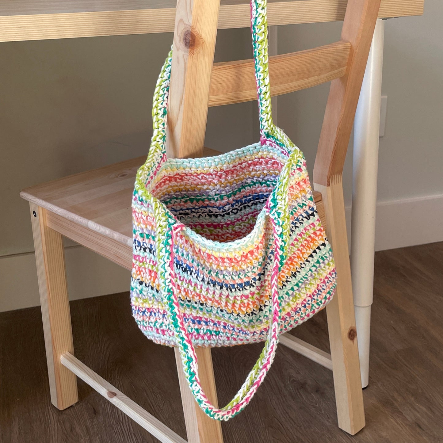 Multicolor Beach Bag