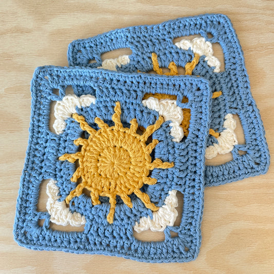 Cloudy Day granny square pattern