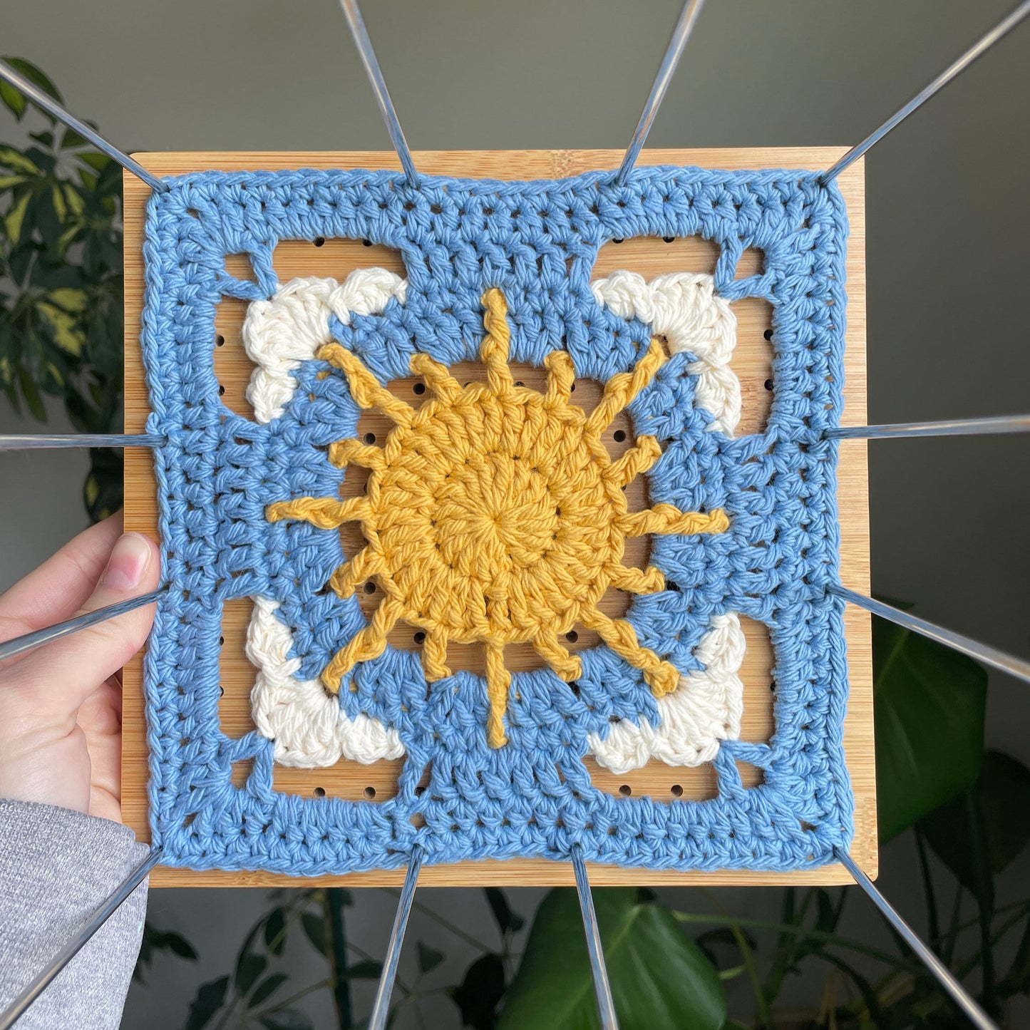 Cloudy Day and Night granny square pattern pack