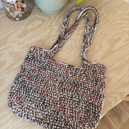 Brown Ombre Beach Bag