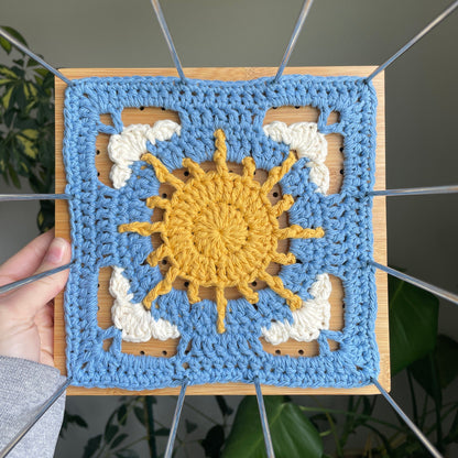 Cloudy Day granny square pattern